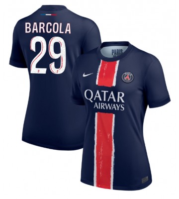 Paris Saint-Germain Bradley Barcola #29 Replika Hjemmebanetrøje Dame 2024-25 Kortærmet